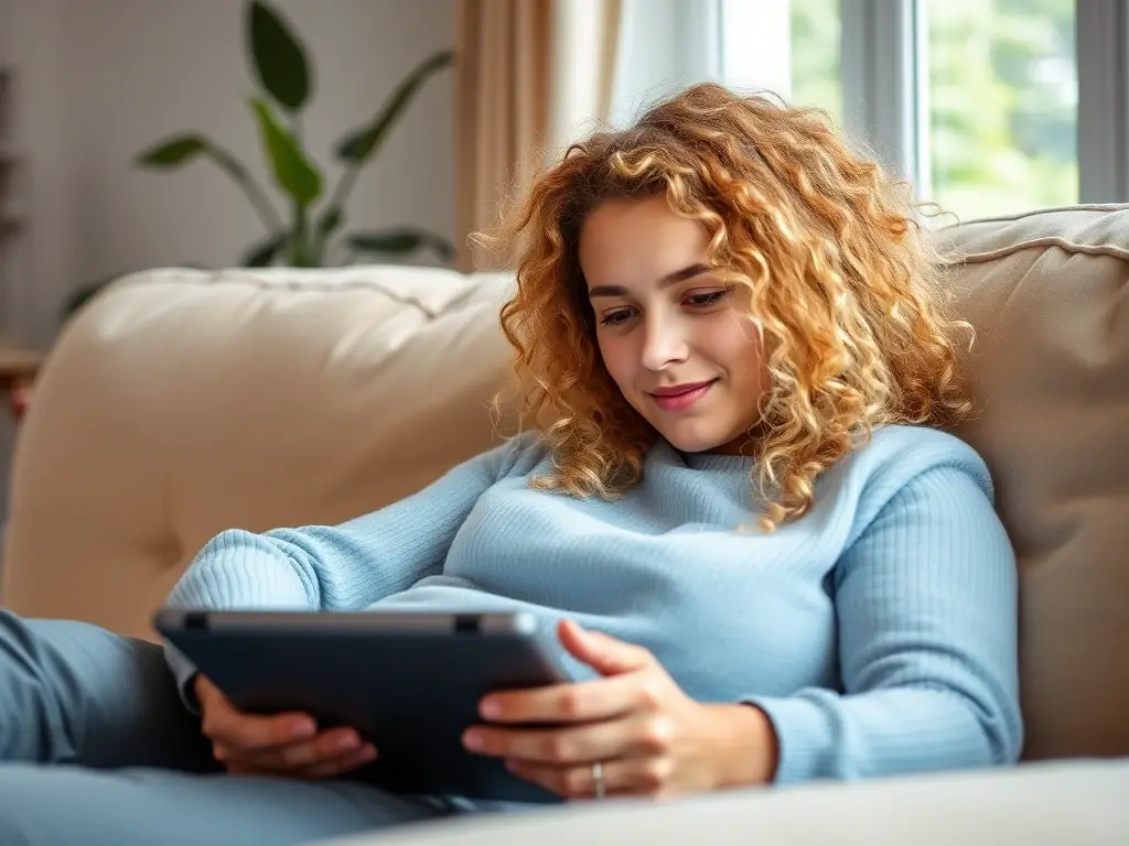 A person typing a question on a tablet, with a speech bubble icon representing the community forum and support network.